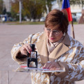 Ольга Хохлова приняла участие в гашении марок с городами трудовой доблести